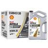 Shell Rotella T5 10W-30 Diesel Engine Oil, 1 Gallon (Case