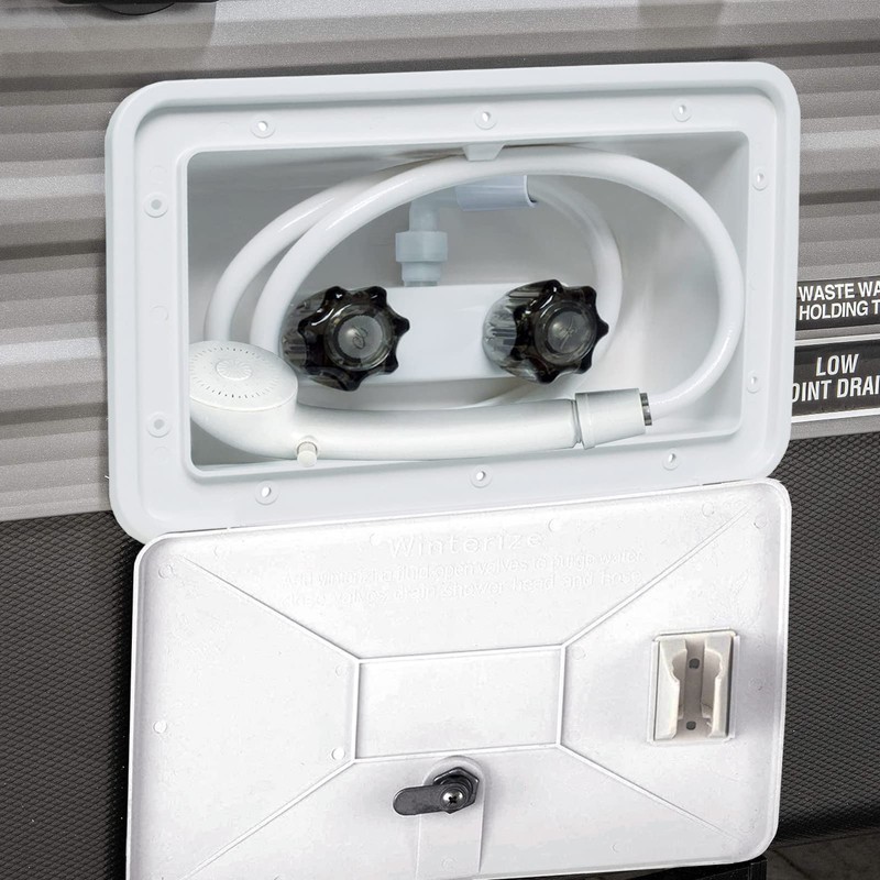 EXCELFU RV Outdoor Shower RV Exterior Shower Box Kit with