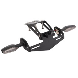 Tail Tidy Kit for Z650 ER650 NINJA650 EX650 2017-2024. Fender Eliminator Kit Equipped Foldable License Plate Holder, License Plate Light, Turn Signal Lights (Smoke)