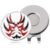 Don Flyee Golf Marker Magnet Kabuki Kumadori Alloy Hat Clip