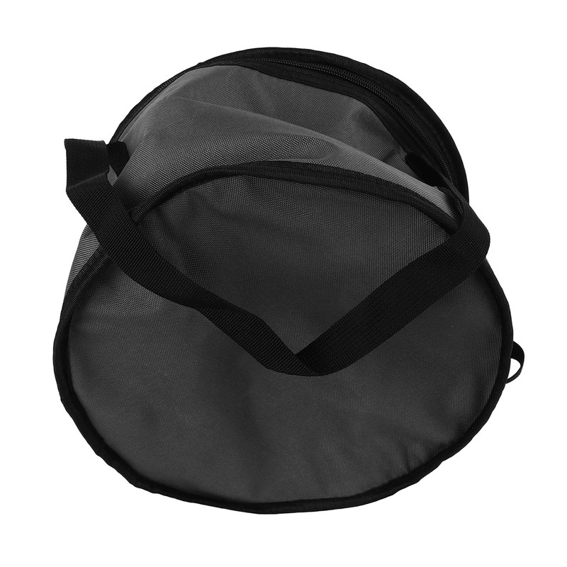 Round Insulated Bag 11x7in Oxford Cloth Casserole Carrier Reusable Cooler