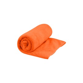 Sea to Summit - Tek Microfibre Towel L - Bath Towel - Soft Terrycloth Feel - Super Absorbent & Quick Dry - Hang Loop & Case - For Camping, Boating & Gym - 60 x 120cm - Outback Orange - 285g