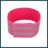 TUCKBOLD 8pcs Reflective Bands for Arm Cycling Reflective Armbands Pink
