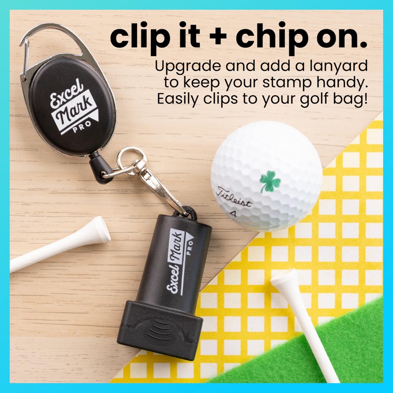 ExcelMark Pro Golf Ball Stamp - Easy Ball Identification -
