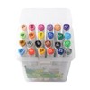 Gadget Water-based Twin Marker Pen 24-Color Set Marker Pen Brush / 가제트 수성 트윈 마카펜 24색 세트 마커펜 브러쉬