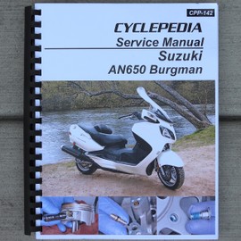 i5motorcycle Service & Repair Manual for Suzuki Burgman 650 Scooter 2003-2012
