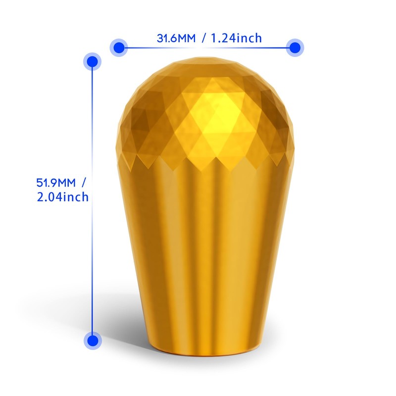 Qanba Prism Bat Top Handle, Electroplated Bat Top Handle, Heavy