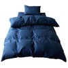 Merry Night PE12101-72 Duvet Cover, Checkered Pattern, Navy, Single Long,