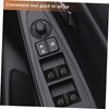 Zerodeko 4pcs Car Power Window Switch Cover for R Durable