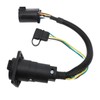 6‑24V 7 Pin to 7 and 4 Pin Trailer Adapter
