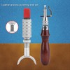 6 pcs/set Leather Craft Punch Tools Kit Stitching Carving Working