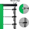 LIVUCEE 2 in 1 Green Backdrop Stand Kit, 6.5x6.5 ft