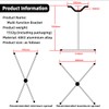 Airplane Display Stand 106×51×35cm Multi-Function Bracket for RC Model (Gold)