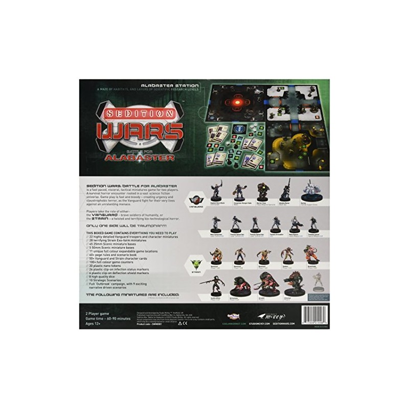 CMON Sedition Wars: Battle for Alabaster Board Game