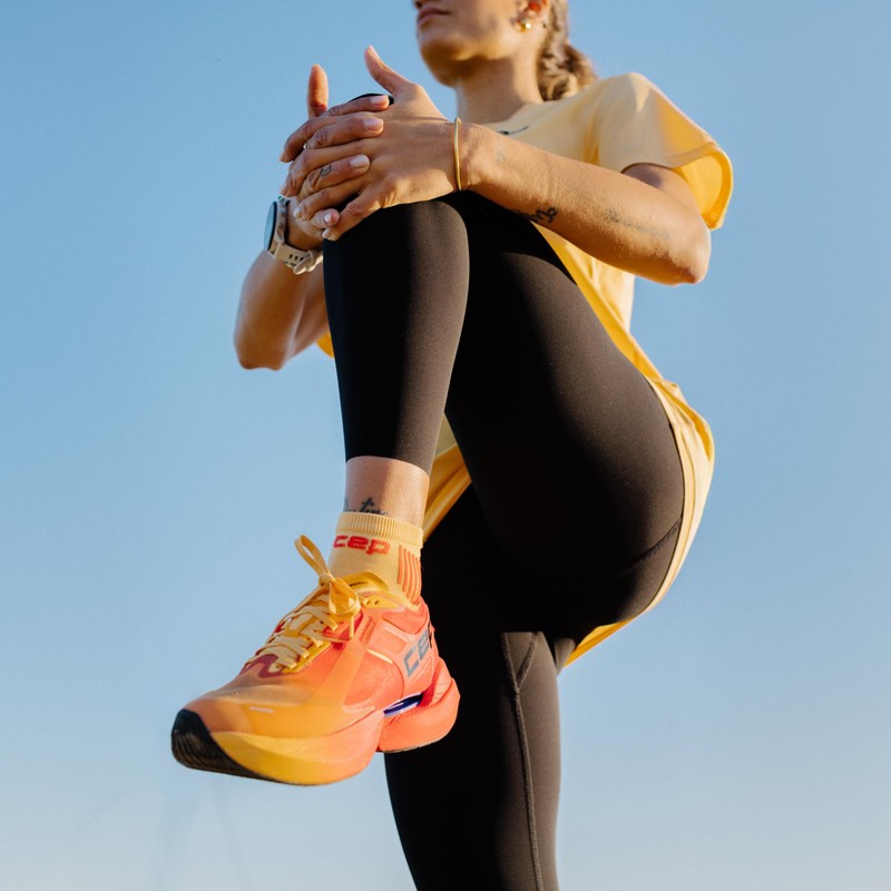 CEP Core Run Low Cut Socks 5.0, Ice/Blue, Unisex, LG