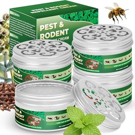 4 Pack Peppermint Wasp Repellent Outdoor, Natural Bee Repellent Keep Carpenter Bee & Yellow Jackets Out from Outdoor Yard Garden House, Long-Lasting Protection, Safe for Dogs and Children