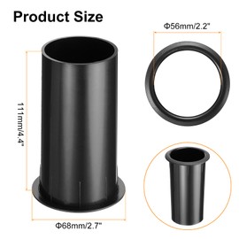 MECCANIXITY 5Pcs 56x111/2.2 x 4.4 Inch Speaker Port Tube Subwoofer Bass Box Tube Bass Woofer Box Speaker Box Bass Air Port for DJ/PA Speaker Cabinets