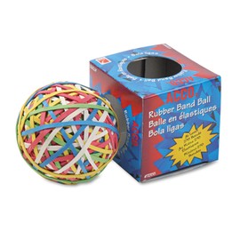 Acco Brand 72155 Rubber Band Ball, Approximately 270 Rubber Bands, Assorted