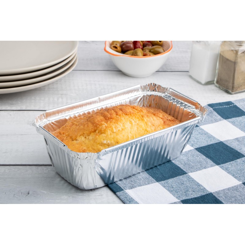 Miamex 25 x 480ml Aluminium Disposable Food Freezing BBQ Baking