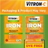 Vitron-C High Potency Iron Supplement with Vitamin C, Pack of