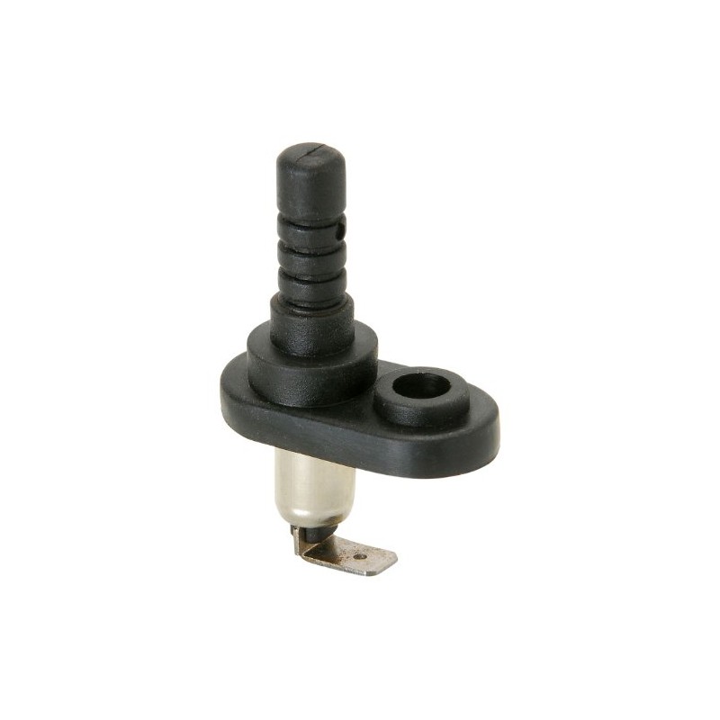 Nickel Plated Pin Switch w/Polycarb Plunger and Rubber Boot