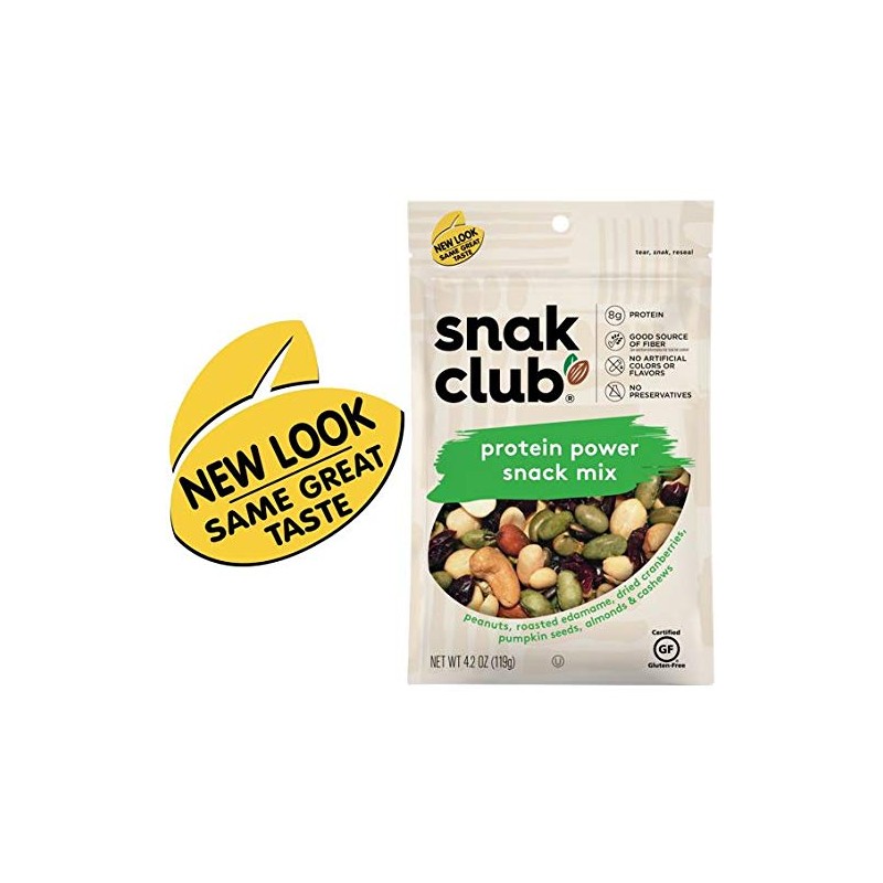 Snak Club Assorted Mixes (Protein Power, 4.2-oz. (1 Count))…