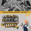 LBT Power Tool Organizer Wall Mount Garage Tool Storage with