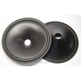 Unbranded Pr. 12" Poly Speaker Cones -- Recone Parts -- 1258