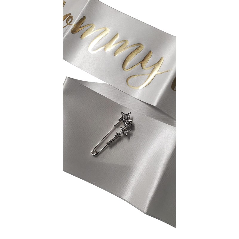 Amy's Bubbling Boutique Twinkle Little Star Baby Shower Mommy Sash