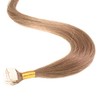 hair2heart Premium Mini Tape Extensions Echthaar - 24 Tapes 50cm Honigblond