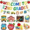 Welcome to 2nd Grade Decorations, Back to School Banner with