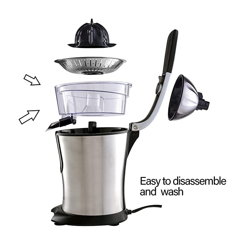 Container with spout replacement for Eurolux citrus juicer ELCJ-1700S