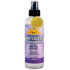 New Waterless Dog Shampoo | Natural Dry Shampoo for Dogs or Cats No Rinse Required | Made with Natural Extracts | Vet Approved Treatment - Made in USA