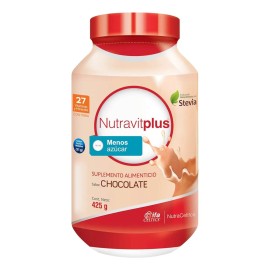 Nutravit Plus Red Bote 425 Gr Bajo En Azucar Chocolate