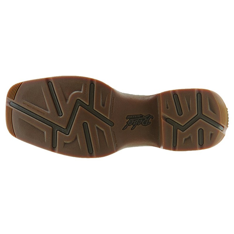 Durango Men's 11" Pull-On Steel Toe DB4343-M, Brown, 10 2E