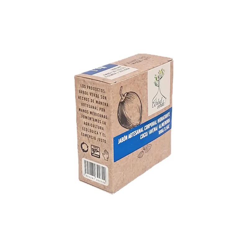 Jabón Hidratante Vegano Corporal Aclarante Antioxidante 100g