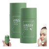 * Mascarilla Facial De Limpieza Profunda Té Verde -lwb