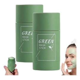 * Mascarilla Facial De Limpieza Profunda Té Verde -lwb