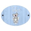 Bathroom Toilet Koala Fun Door Plaque Sign (Toilet)
