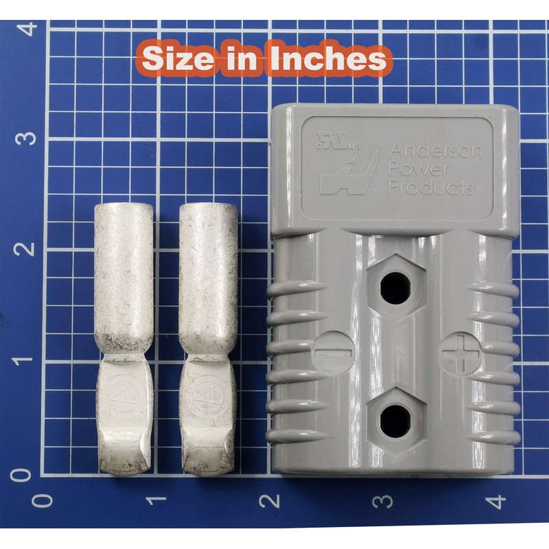 Anderson SB175 Power Ground Quick Disconnect 175A (Grey (4 AWG))