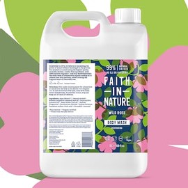 Faith in Nature Wild Rose Body Wash 5L