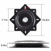 2Pack 8 Inch Lazy Susans Turntable Bearings Swivel Zinc Plate,