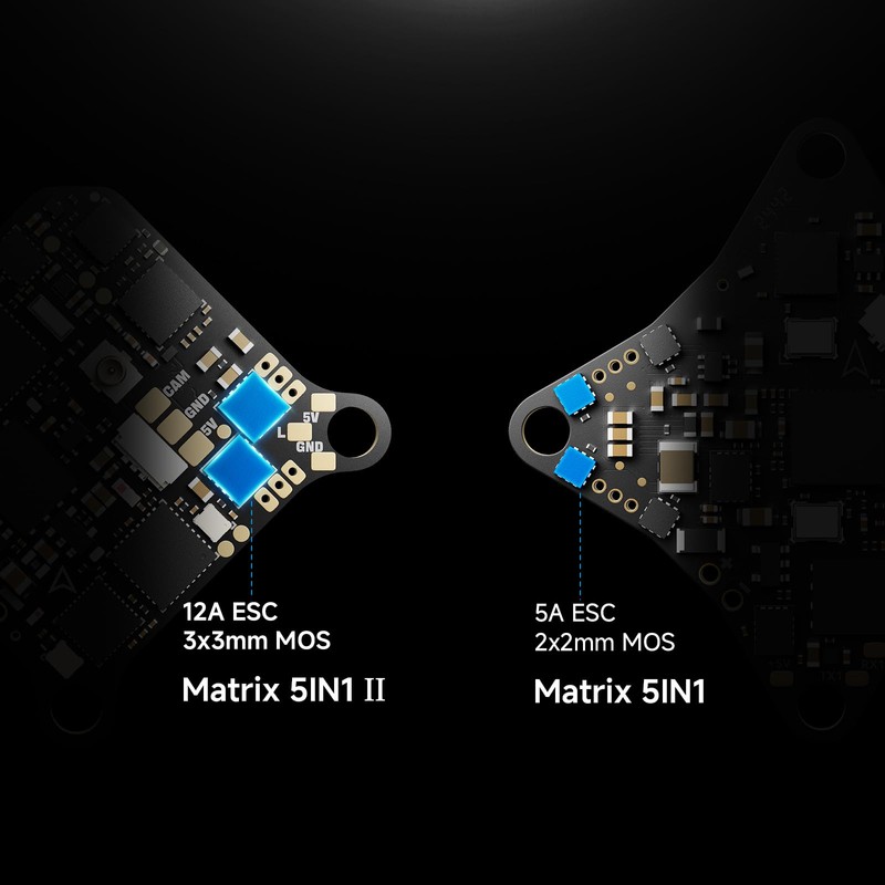 BETAFPV Matrix 5IN1 1S Brushless FC 12A ESC ELRS 2.4G