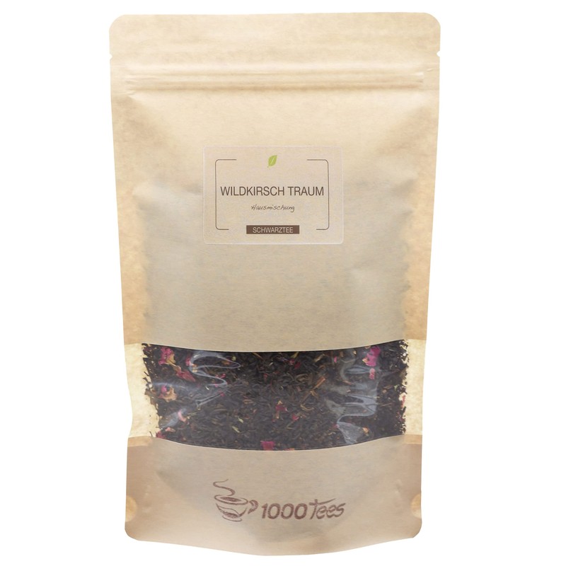 Black Tea Wild Cherry Dream with Cherry Flavour, Fruity, Freshly
