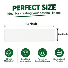 40PCS Baseball Lineup Magnets, Magnetic Lineup Board Accessories