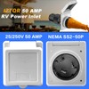 iztor RV Cable Electrical Locking Adapter Converter Plug Socket (50A