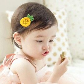 Pack of 15 Baby Hair Clips Tiny Bow Hair Clips for Newborns No Slip Toddler Mini Hair Clips Barrettes Hair Accessories for Baby Fine Hair Girls Toddler