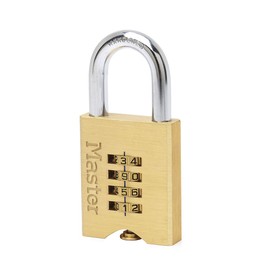 Master Lock Padlock, Excell® Laminated Steel Padlock, High Security Lock, Keyed Lock, Best Used for Storage Units, Sheds, Garages, Fences and More