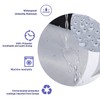 NTETSN Royal Blue Fabric Luxury Shower Curtain, Classic Solid Color