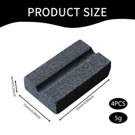 Yingjie 4 Piece Dart Sharpeners,Darts Sharpener Tool,Sharpening Stone,Dart Point Sharpener,With V Groove,Made Of Wear-Resistant Material,Suitable For Sharpening Darts,Grinding Out Burrs